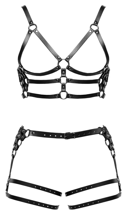 Zado - Læder bryst harness