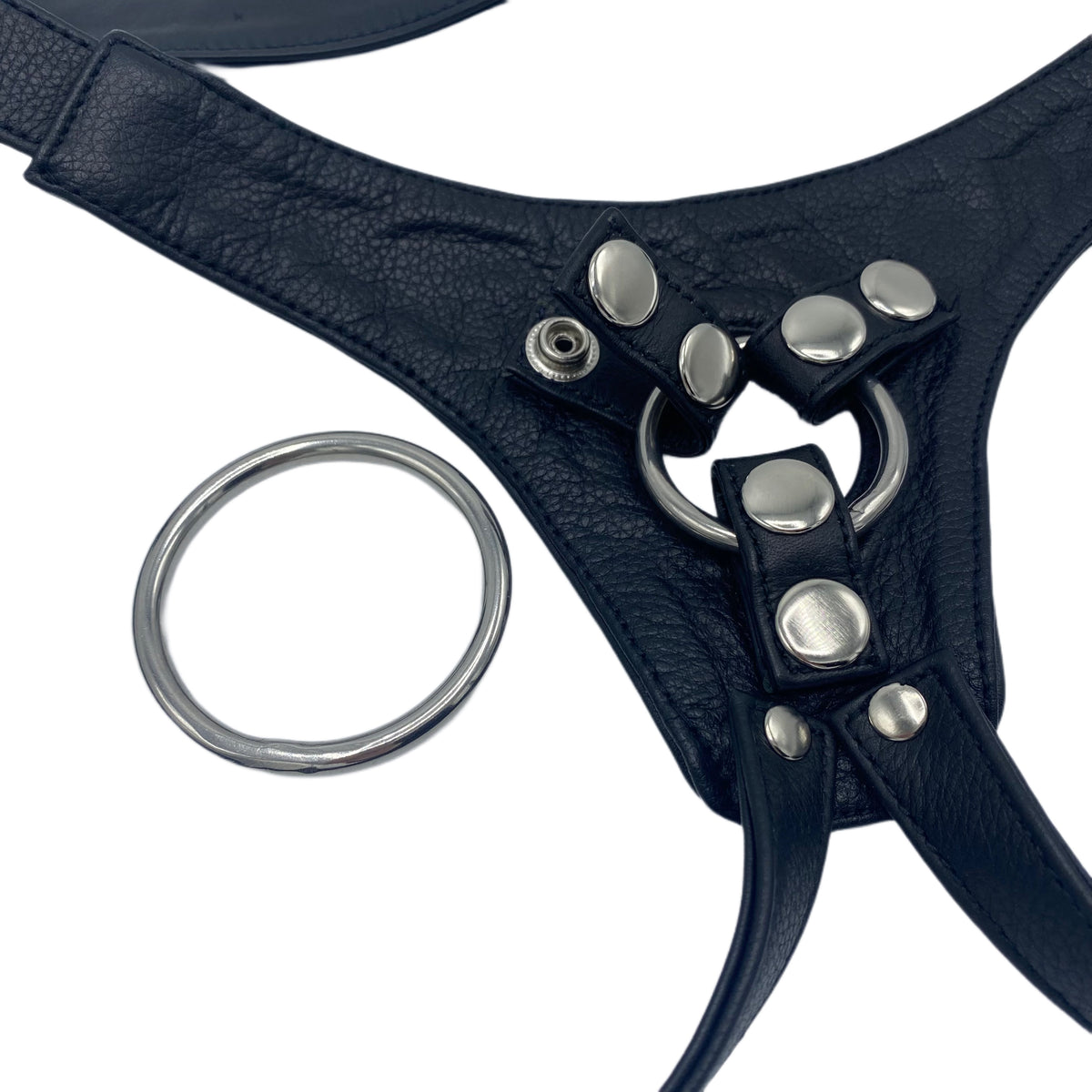 MCHURT - KLASSISK LÆDER STRAP-ON HARNESS