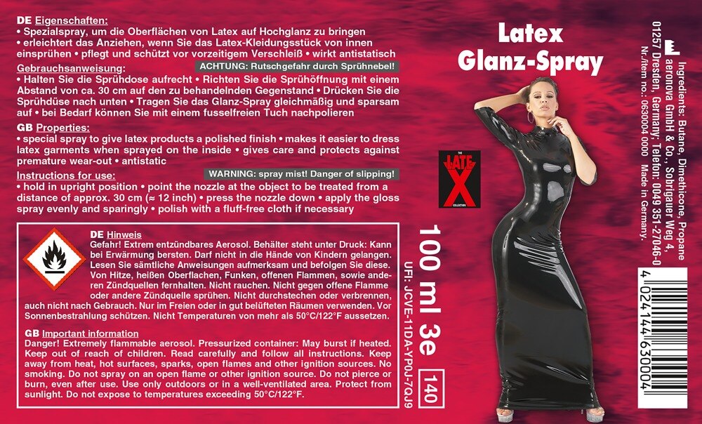 THE LATE X - LATEX GLOSS SPRAY