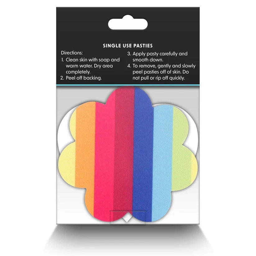 NS NOVELTIES - RAINBOW PASTIES 2 SÆT