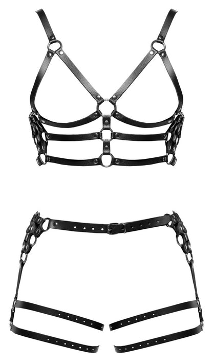 Zado - Læder bryst harness