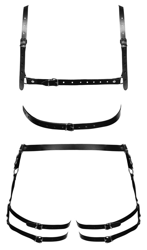 Zado - Læder bryst harness
