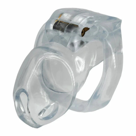 HIDDEN DESIRE - CLEAR CONTROL COCK CAGE - SHORT