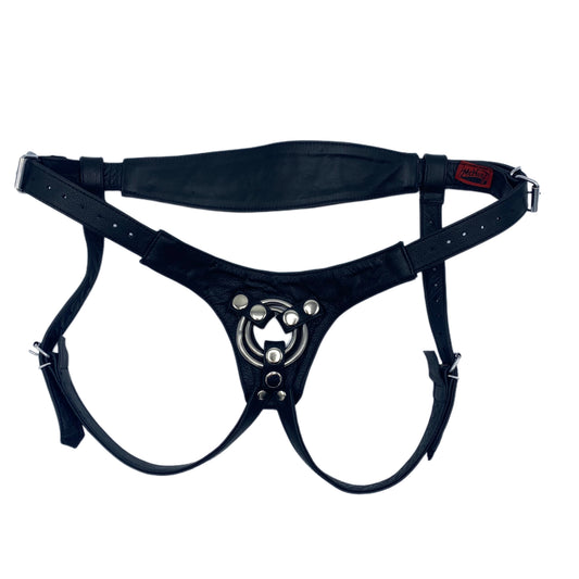 MCHURT - KLASSISK LÆDER STRAP-ON HARNESS