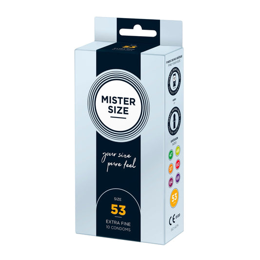 Mister Size - Kondomer i flere størrelser (10 stk)