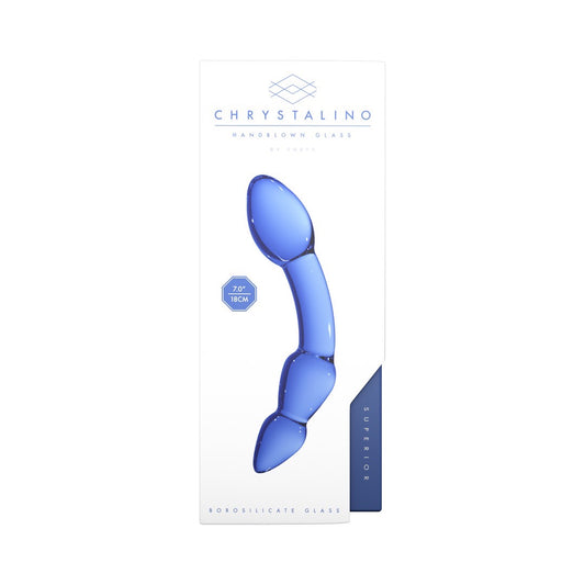 CHRYSTALINO - SUPERIOR GLAS DOBBELT DILDO