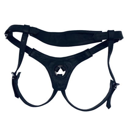 MCHURT - KLASSISK LÆDER STRAP-ON HARNESS