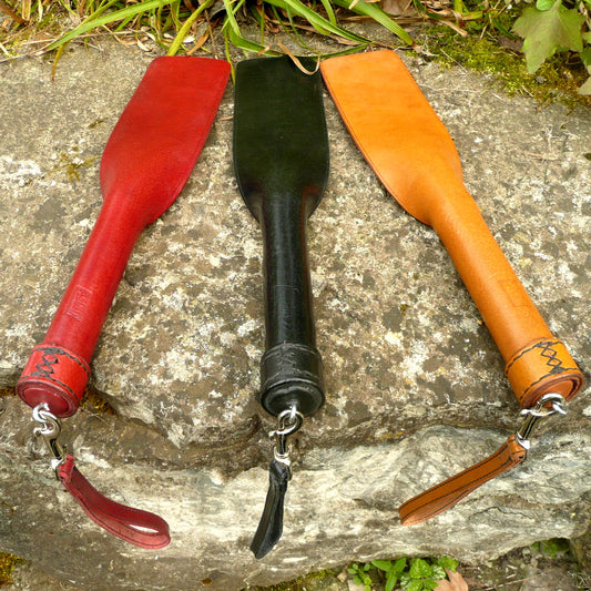 MCHURT - THE SHOVEL LÆDER PADDLE I NATUR