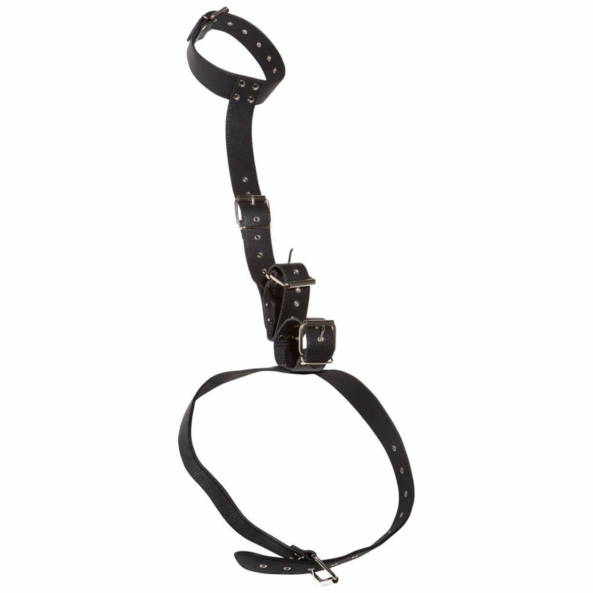 BAD KITTY - NECK RESTRAINT MED HÅNDLEDS MANCHETTER