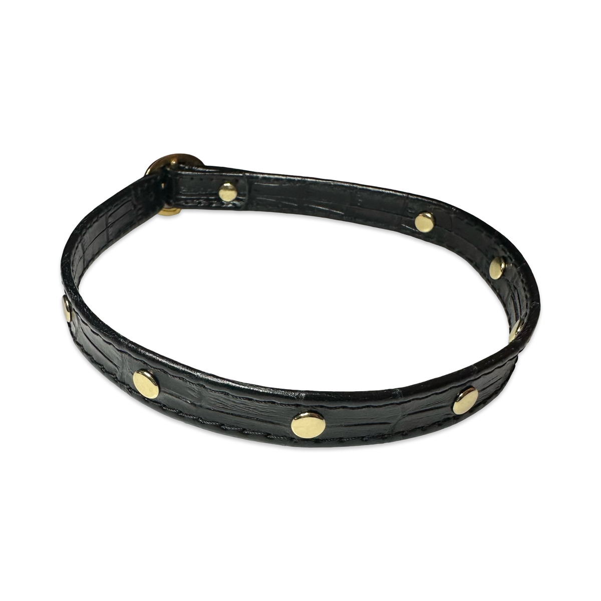 KINK KBH // HANDCRAFTED - TYND COLLAR MED GULD NITTER