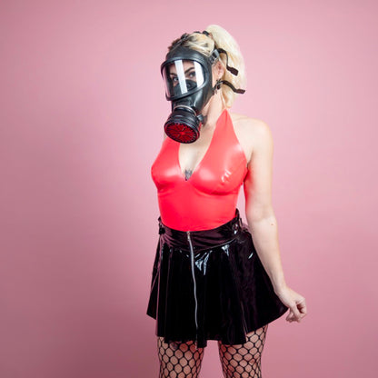 KINK KBH // HANDCRAFTED - LATEX HALTERNECK TOP