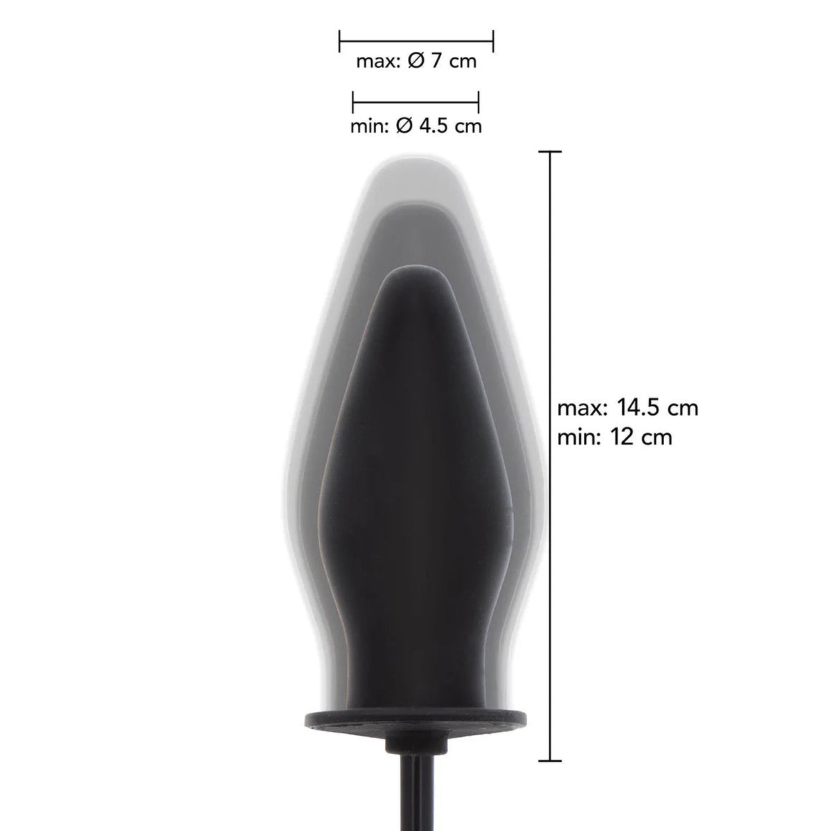 HIDDEN DESIRE - OPPUSTELIG BUTT PLUG
