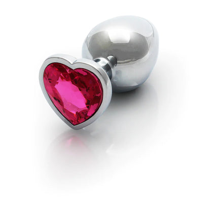 OUCH! - MEDIUM HEART GEM BUTT PLUG
