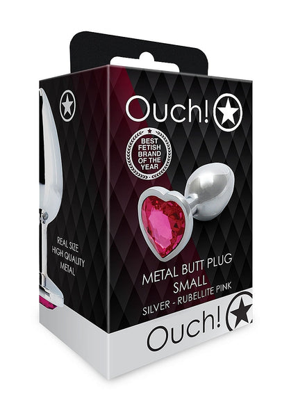 OUCH! - SMALL HEART GEM BUTT PLUG